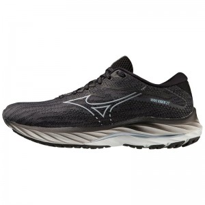 Mizuno Wave Rider 27 ランニングシューズ レディース 黒 | JP-470892