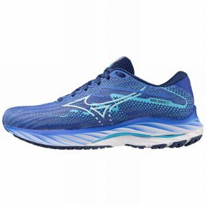 Mizuno Wave Rider 27 ランニングシューズ レディース 青 | JP-574623