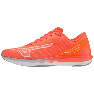 Mizuno Wave Shadow 5 ランニングシューズ レディース オレンジ | JP-064187