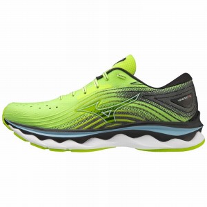 Mizuno Wave Sky 6 ランニングシューズ メンズ 黒 | JP-276130