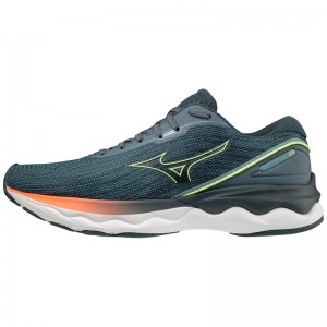 Mizuno Wave Skyrise 3 ランニングシューズ メンズ 緑 | JP-205897