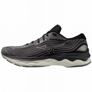 Mizuno Wave Skyrise 4 ランニングシューズ メンズ ライトブラウン 黒 | JP-968107