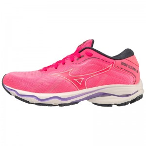 Mizuno Wave Ultima 14 ランニングシューズ レディース ピンク 白 | JP-145609