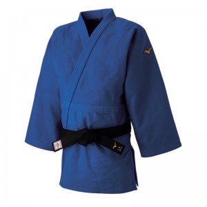 Mizuno Yusho Best IJF Slim-fit Jacket Ju-jitsu Gis レディース 青 | JP-825741