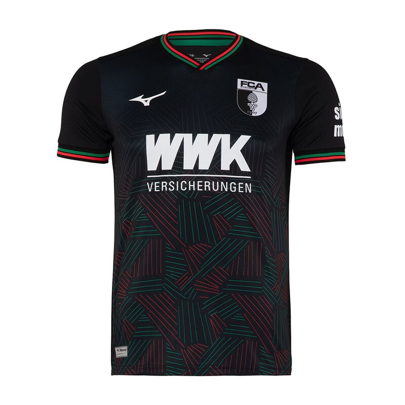 Mizuno 3rd Jersey Augsburg M ユニフォーム メンズ 黒 | JP-184053