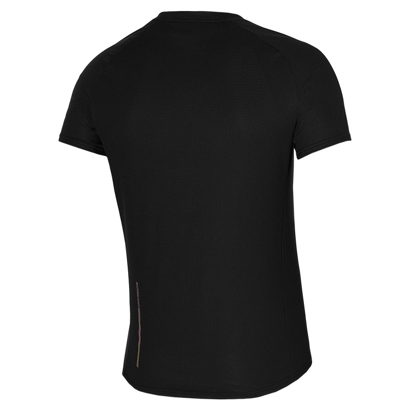 Mizuno Aero Tee Tシャツ メンズ 黒 | JP-389540