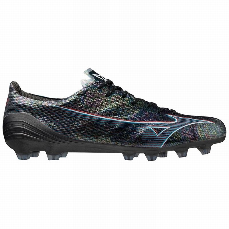 Mizuno Alpha Japan サッカーシューズ レディース 黒 赤 | JP-031284