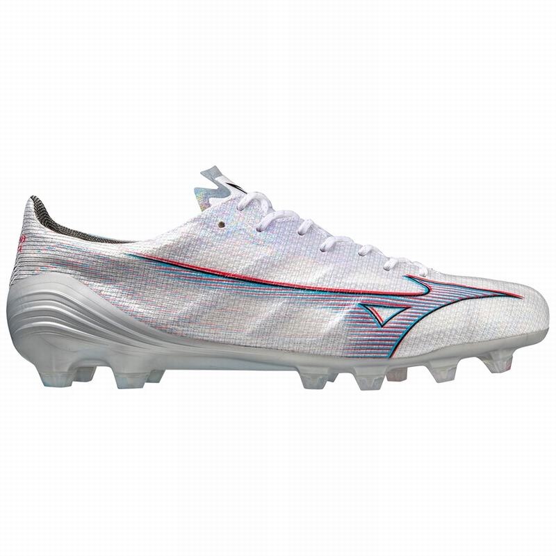 Mizuno Alpha Japan サッカーシューズ メンズ 白 赤 | JP-275146