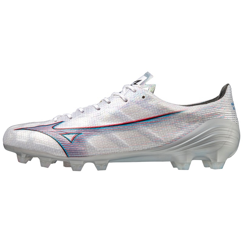 Mizuno Alpha Japan サッカーシューズ メンズ 白 赤 | JP-275146