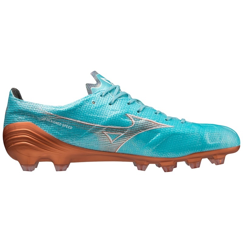 Mizuno Alpha Japan サッカーシューズ メンズ 青 ゴールド | JP-275918