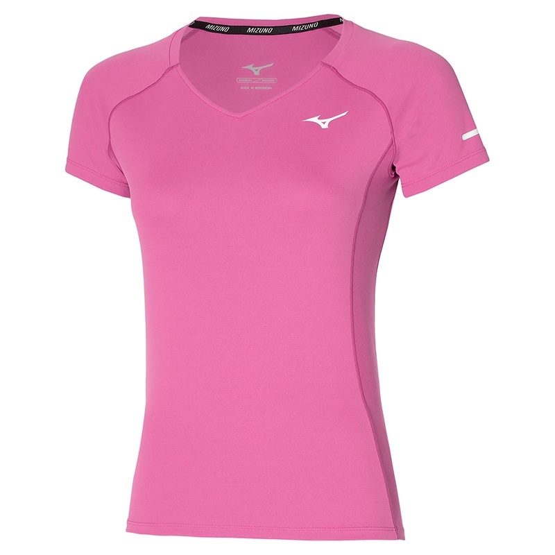 Mizuno Alpha Sun Protect Tee Tシャツ レディース 紫 | JP-354089