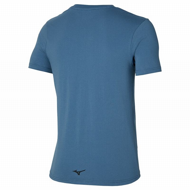 Mizuno Athletics Mizuno Tee Tシャツ メンズ 青 | JP-071845