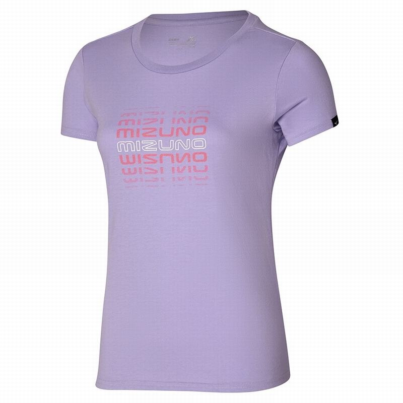 Mizuno Athletics Mizuno Tee Tシャツ レディース 紫 | JP-197482