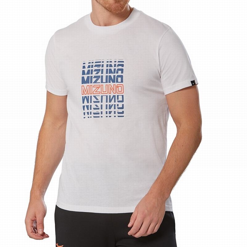 Mizuno Athletics Mizuno Tee Tシャツ メンズ 白 | JP-852419