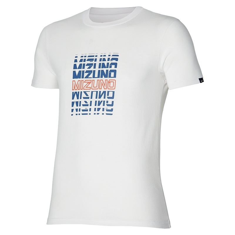 Mizuno Athletics Mizuno Tee Tシャツ メンズ 白 | JP-852419