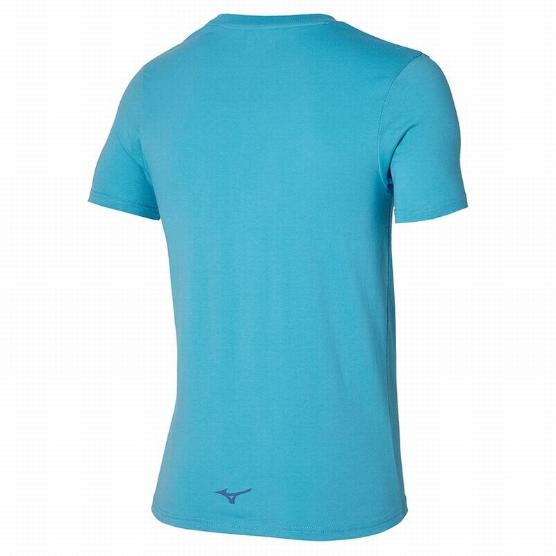 Mizuno Athletics Mizuno Tee Tシャツ メンズ 青 | JP-923561