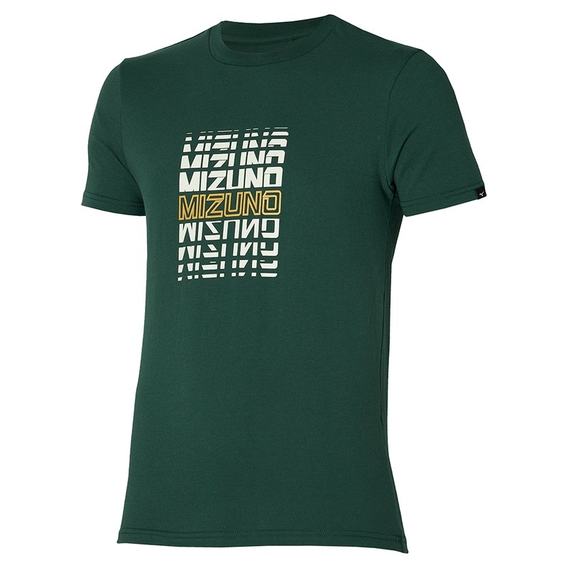 Mizuno Athletics Mizuno Tee Tシャツ メンズ 緑 | JP-942306