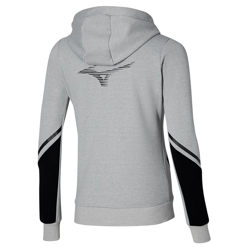 Mizuno Athletics Sweat ジャケット レディース グレー | JP-028693