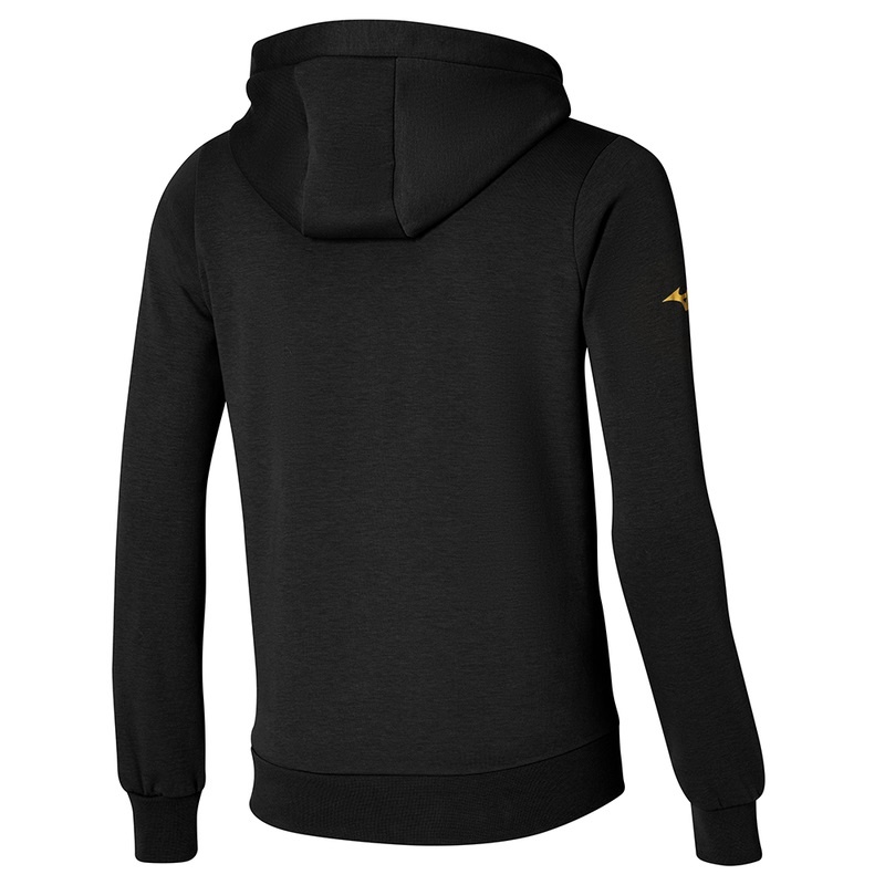 Mizuno Athletics グラフィック Hoody トップス レディース 黒 | JP-061457