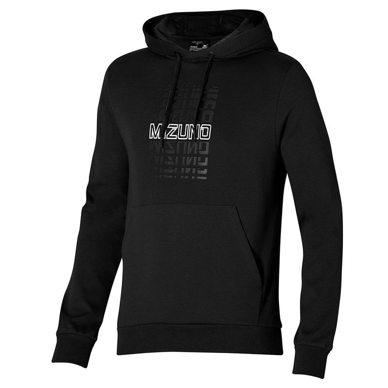 Mizuno Athletics グラフィック Hoody トップス メンズ 黒 | JP-943108