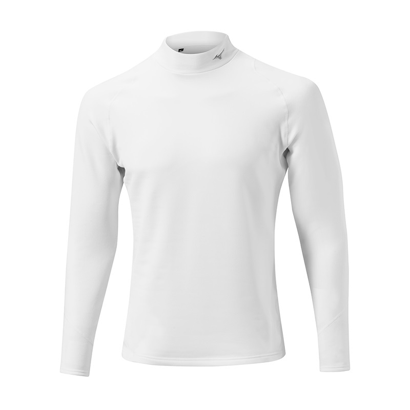 Mizuno Breath Thermo Biogear Base Layer トップス メンズ 白 | JP-836704