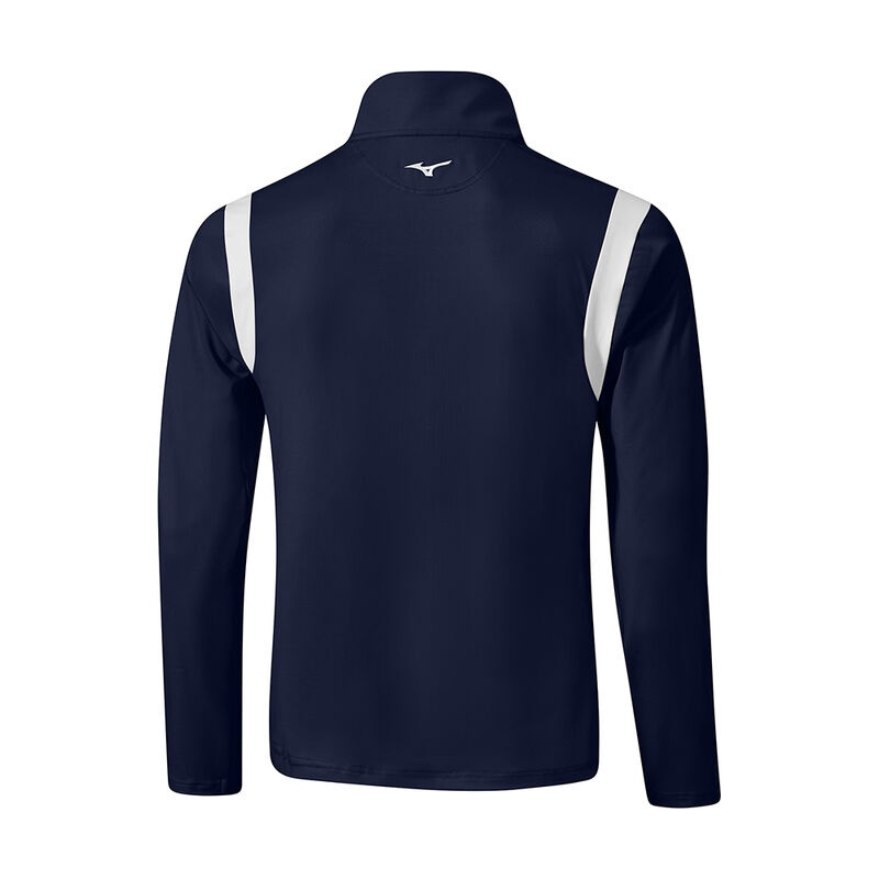 Mizuno Breeze Elite 1/4 Zip トップス メンズ ネイビー | JP-784536