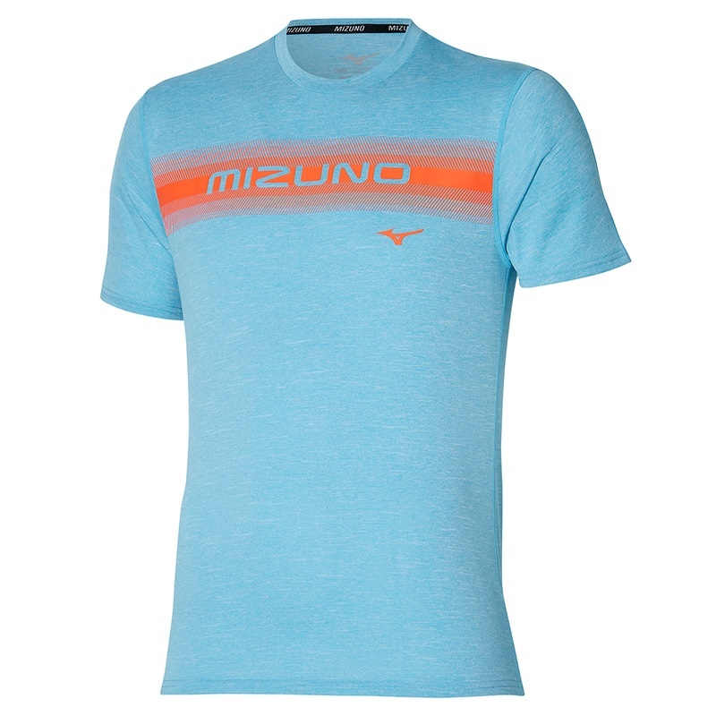 Mizuno Core Mizuno Tee Tシャツ メンズ 青 | JP-809415