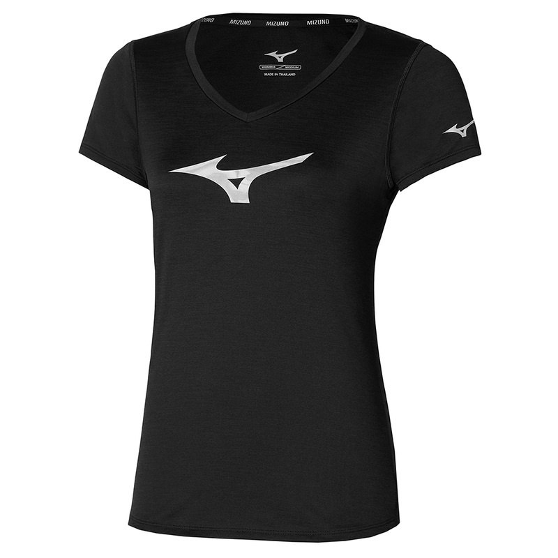 Mizuno Core RB Tee Tシャツ レディース 黒 | JP-192405