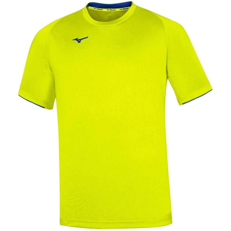 Mizuno Core SS Tee Tシャツ メンズ 黄色 ロイヤルブルー | JP-684123