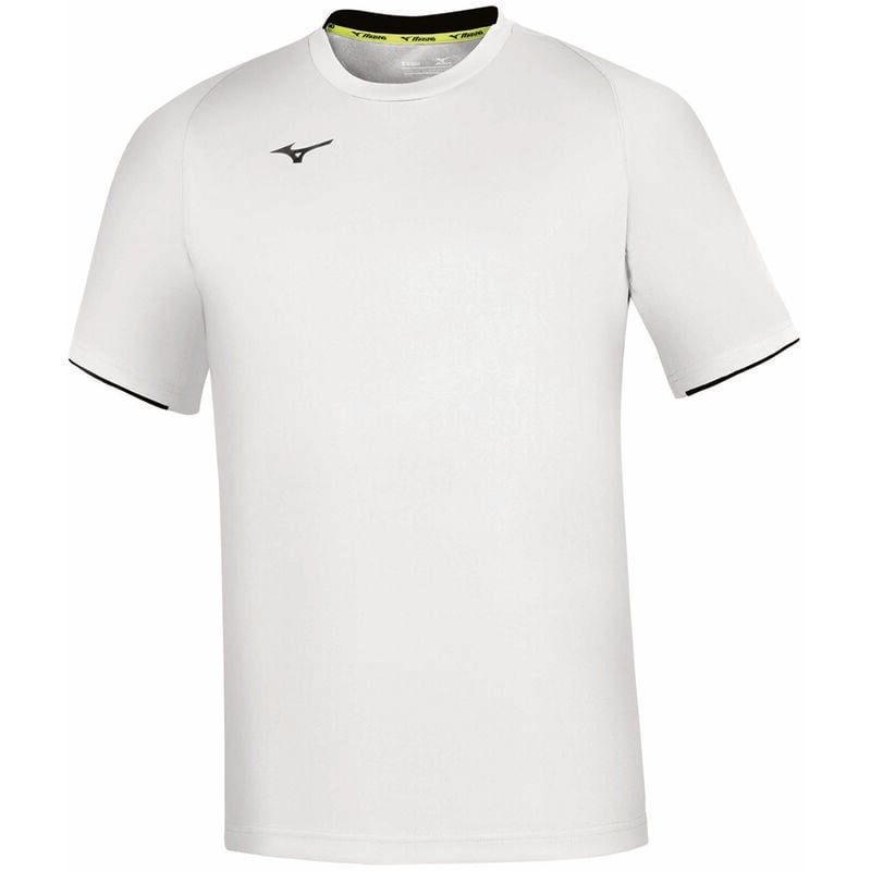 Mizuno Core SS Tee Tシャツ メンズ 白 ネイビー | JP-950627