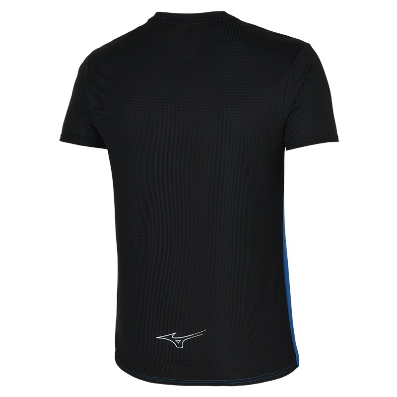 Mizuno Dryaeroflow Tee Tシャツ メンズ 青 黒 | JP-128307