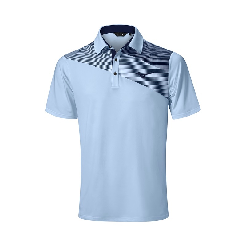 Mizuno Elite Fade Polo メンズ 青 | JP-082153