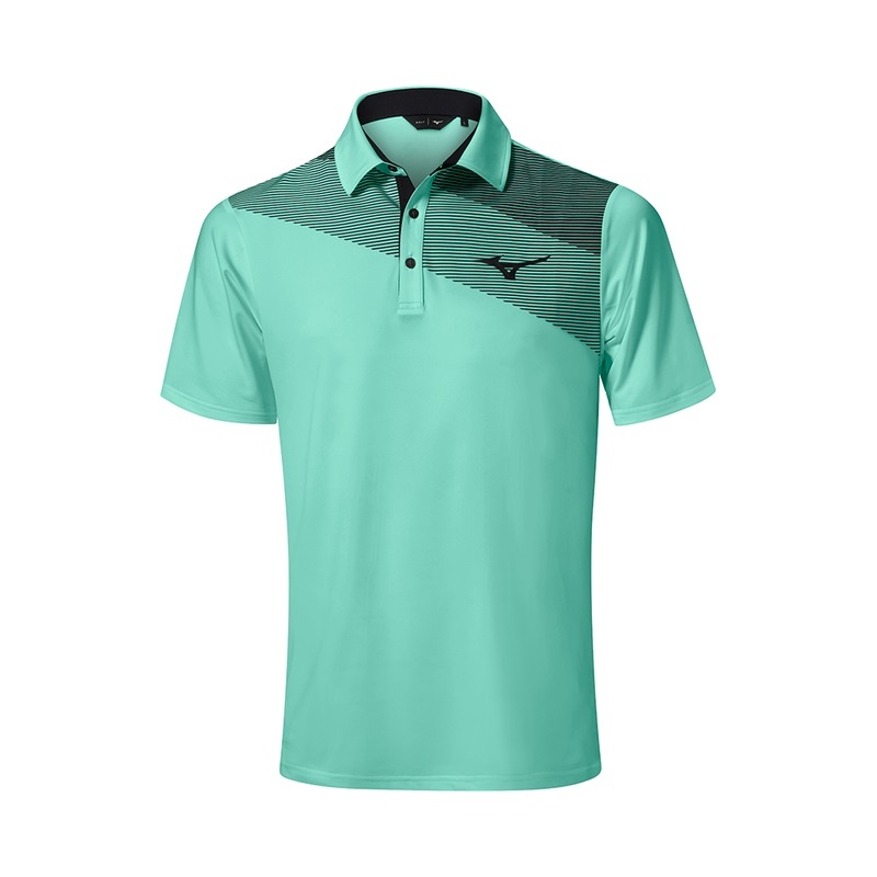 Mizuno Elite Fade Polo メンズ 緑 | JP-650197