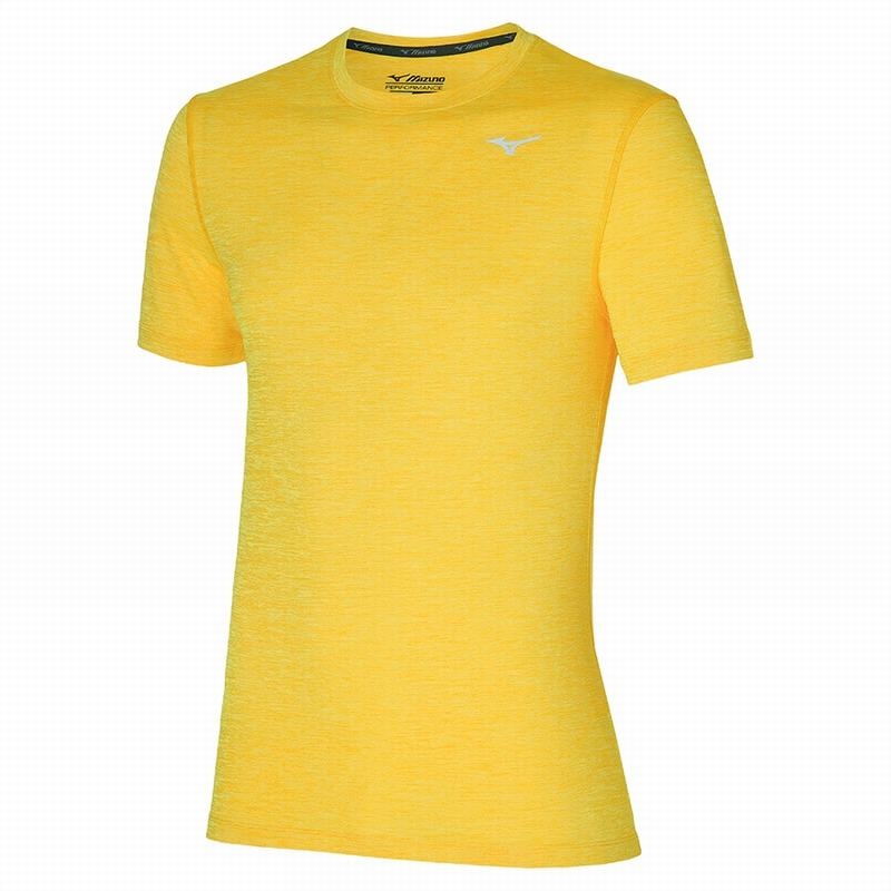 Mizuno Impulse Core Tee Tシャツ メンズ 黄色 | JP-098243