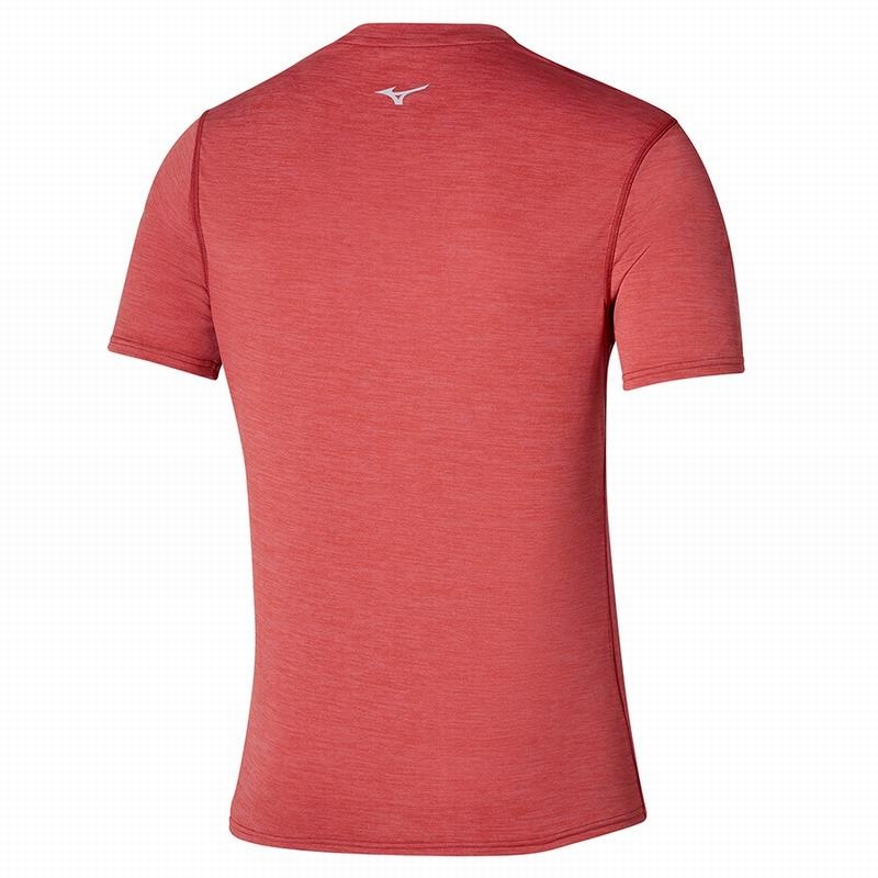 Mizuno Impulse Core Tee Tシャツ メンズ 赤 | JP-873026