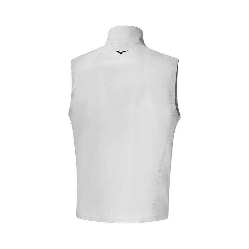 Mizuno MT Drizzle Vest ジャケット メンズ 白 | JP-370689