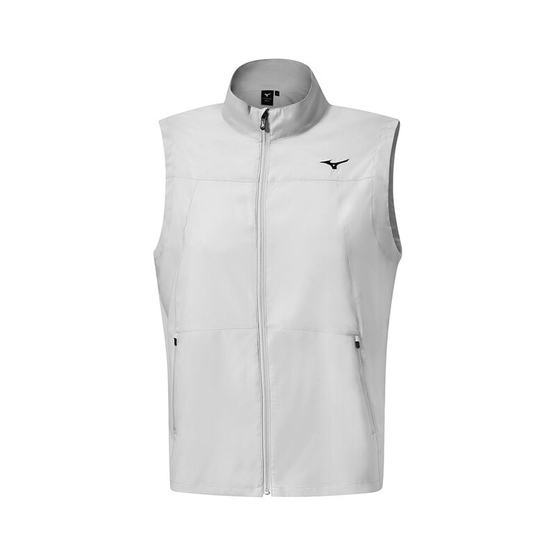 Mizuno MT Drizzle Vest ジャケット メンズ 白 | JP-370689