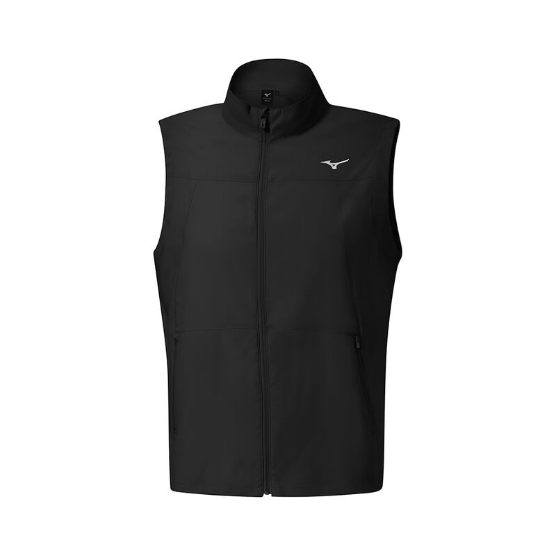 Mizuno MT Drizzle Vest ジャケット メンズ 黒 | JP-854721