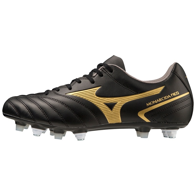 Mizuno Monarcida Neo II Select Mix サッカーシューズ メンズ 黒 ゴールド | JP-619458