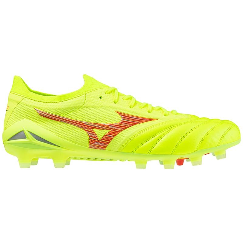 Mizuno Morelia Neo IV Beta Japan サッカーシューズ レディース 黄色 コーラル 色 | JP-138254