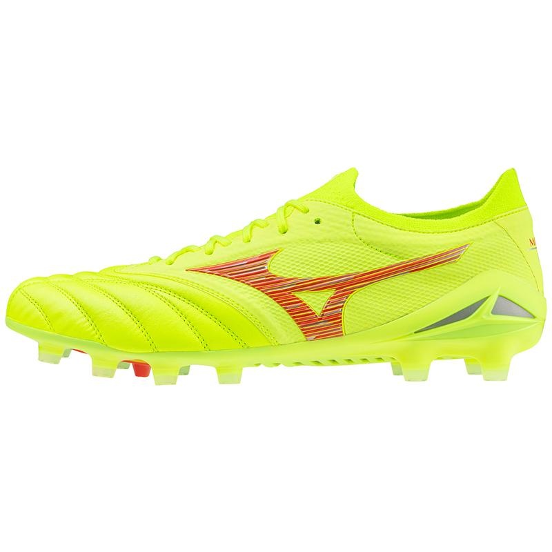 Mizuno Morelia Neo IV Beta Japan サッカーシューズ レディース 黄色 コーラル 色 | JP-138254