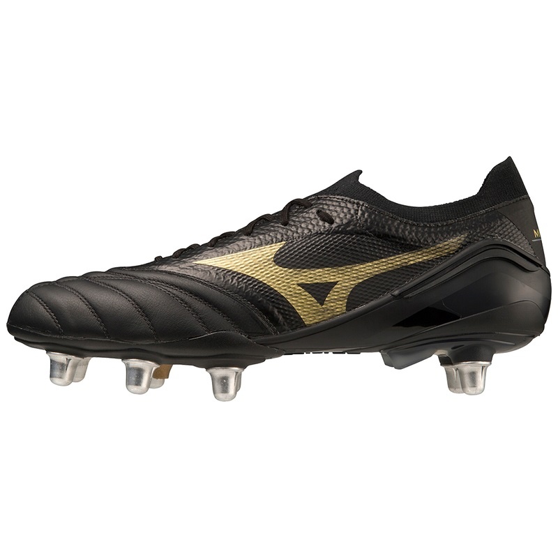 Mizuno Morelia Neo IV Beta サッカーシューズ レディース 黒 ゴールド 黒 | JP-032146