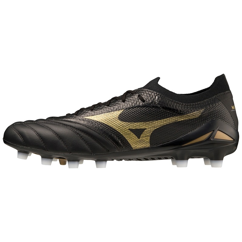 Mizuno Morelia Neo IV Beta サッカーシューズ レディース 黒 ゴールド 黒 | JP-832576