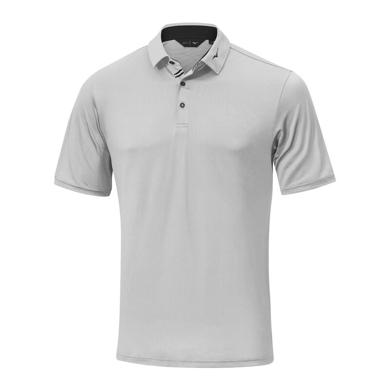 Mizuno Move Tech Quick Dry Polo メンズ ライトグレー | JP-428790