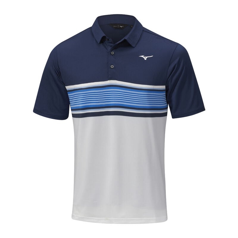 Mizuno Quick Dry Oceanic Polo メンズ ネイビー | JP-519842