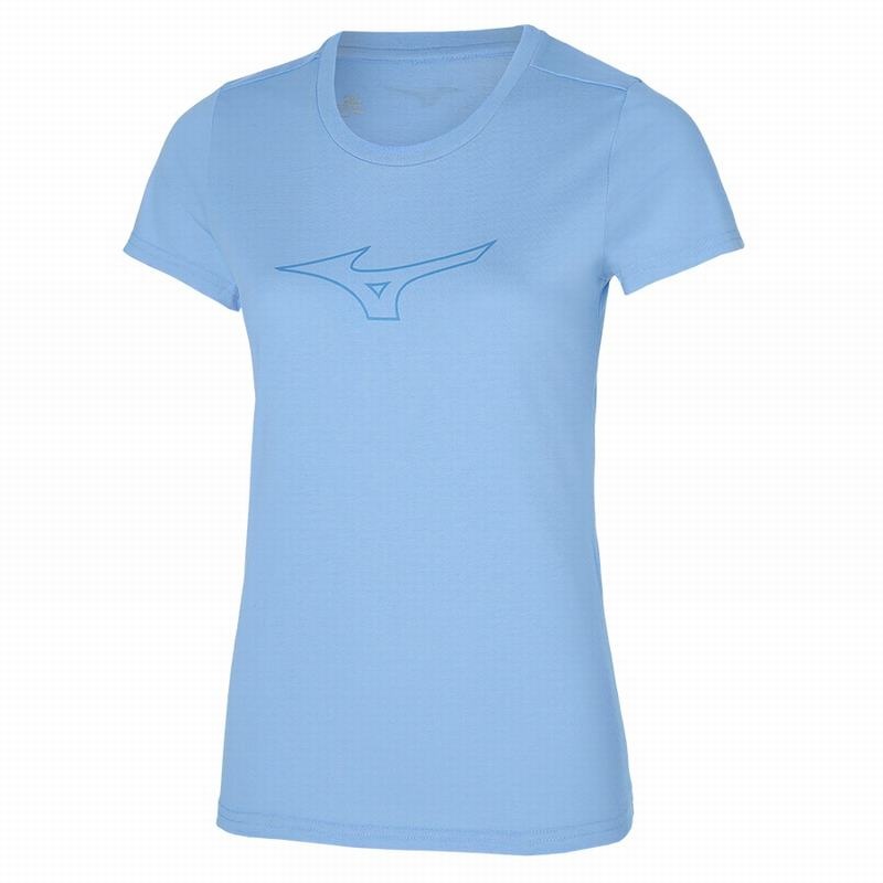 Mizuno Rb Logo Tee Tシャツ レディース 青 | JP-263815