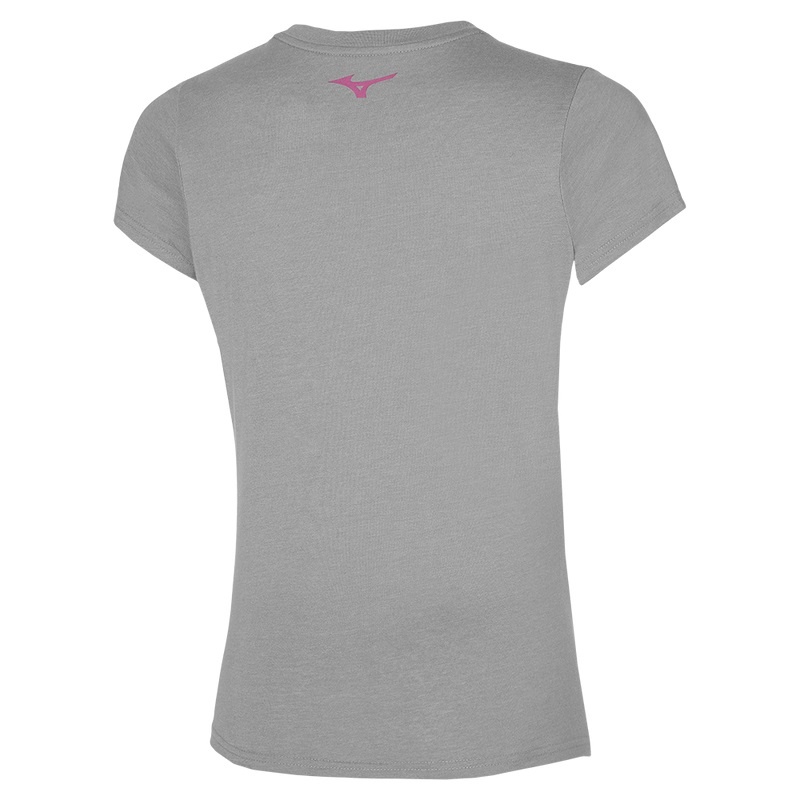 Mizuno Rb Logo Tee Tシャツ レディース グレー | JP-480629