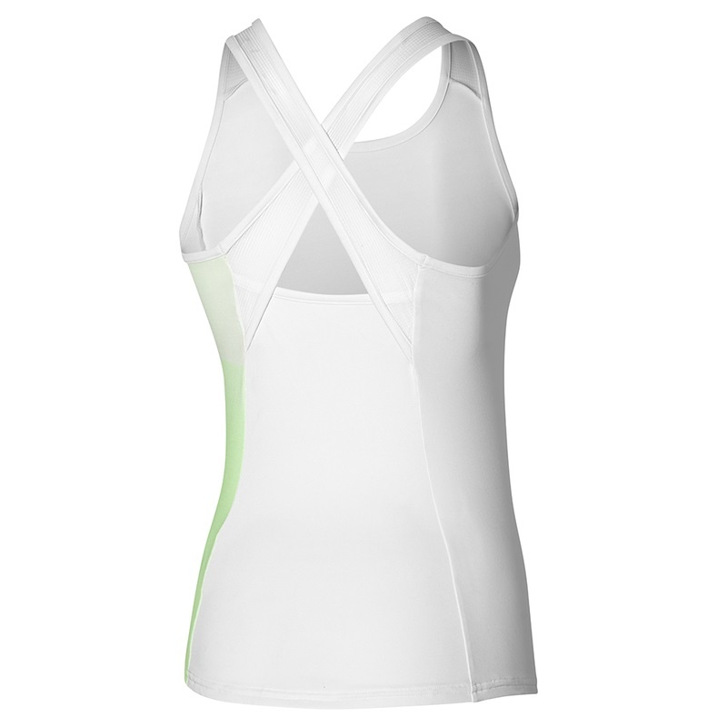 Mizuno Release Printed Tank タンクトップ レディース 白 | JP-765304