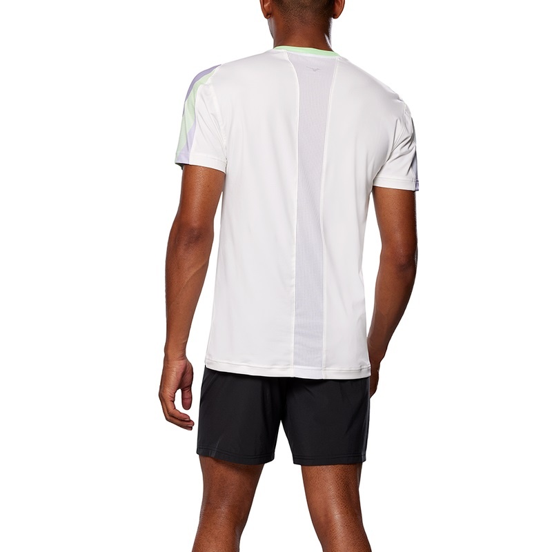 Mizuno Release Shadow Tee Tシャツ メンズ 白 | JP-342168