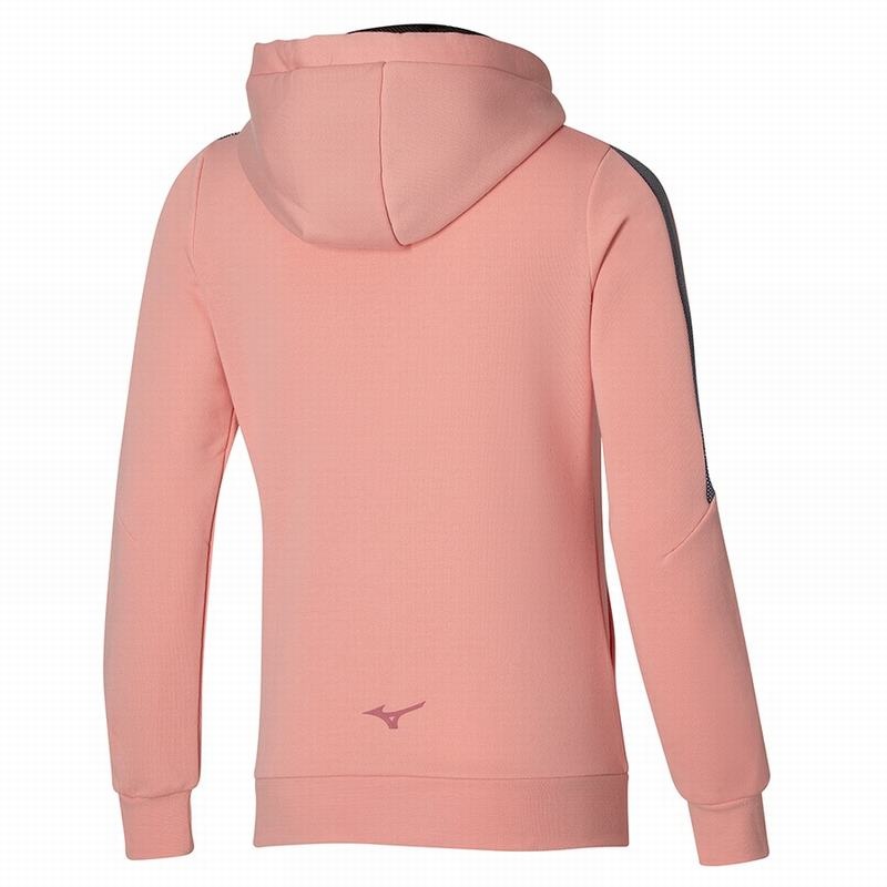 Mizuno Release Sweat ジャケット レディース アプリコット ピンク | JP-673892